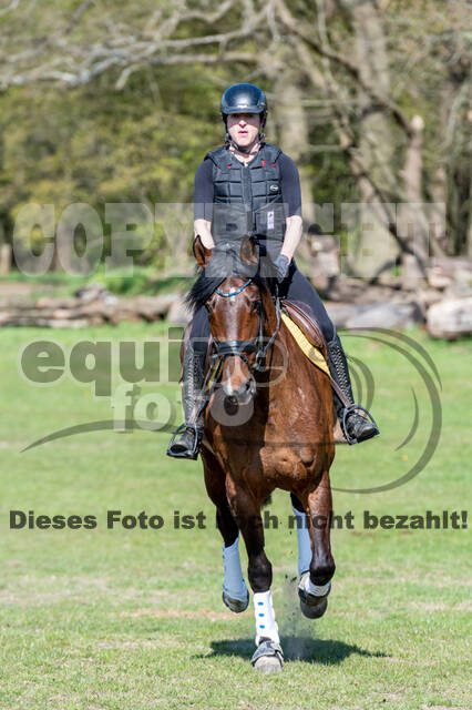 Geländetraining Wesel bei Jarno (18.04.2022)